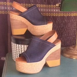 See by Chloe Edith Platform clogs size 40